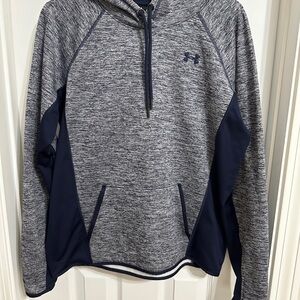 Under Armour Gray and Blue Sweatshirt with Hood